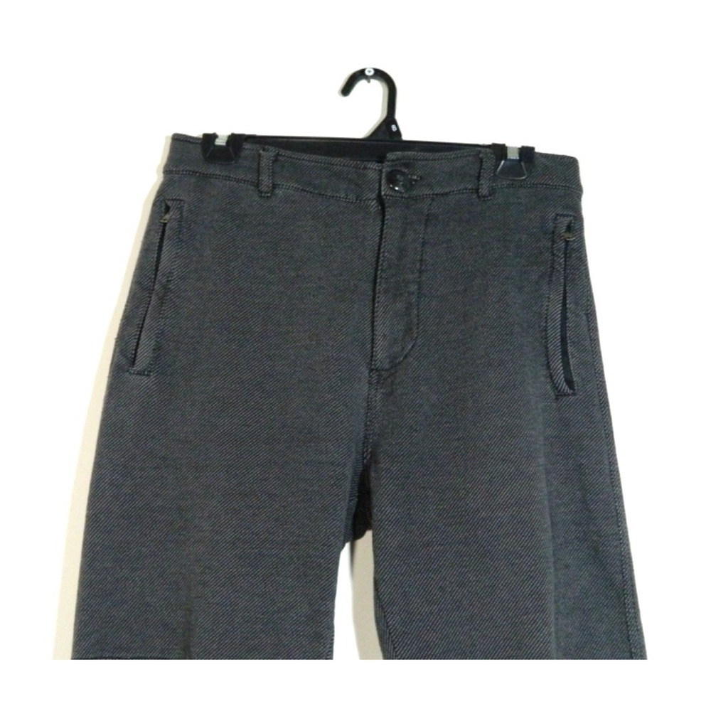 Roots Canada Heavyweight Slim Fit Grey Twill Pants Size Small Tall 32" Inseam